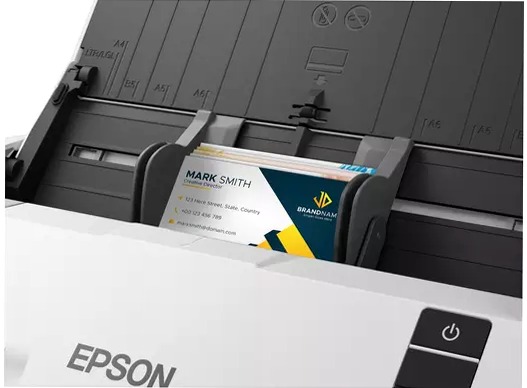 Lo scanner fronte/retro WorkForce DS-530III consente di digitalizzare rapidamente i documenti aziendali