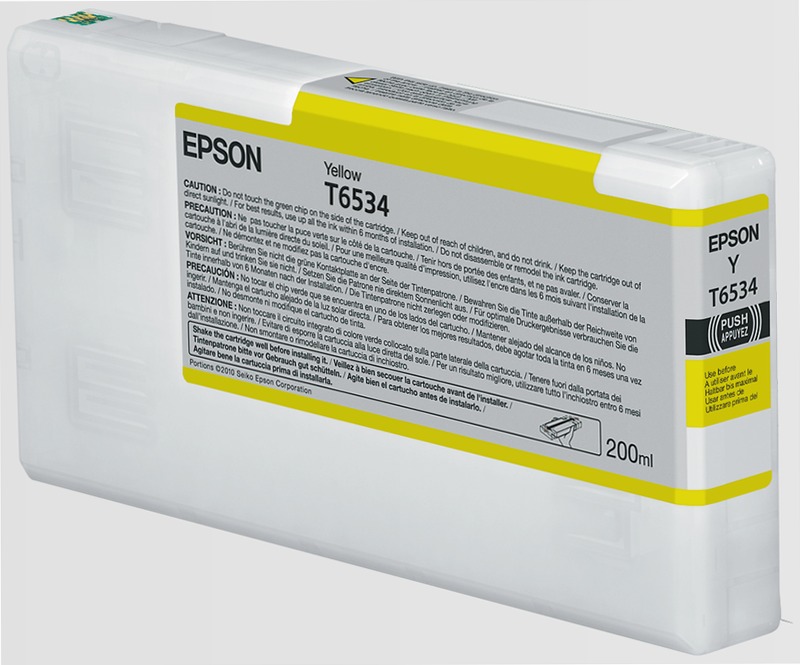 T6534 Yellow Ink Cartridge (200ml)