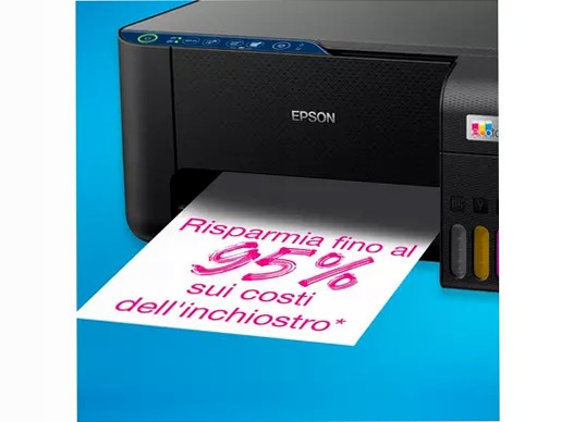 EcoTank ET-2861 stampante multifunzione A4 Wi-Fi con serbatoi di inchiostro, fino a 3 anni di inchiostro inclusi 100fogli 33ppm
