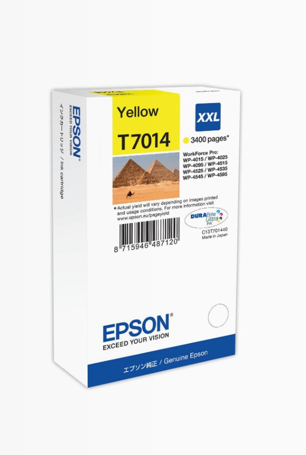 WP4000/4500 Series Ink Cartridge XXL Yellow 3.4k