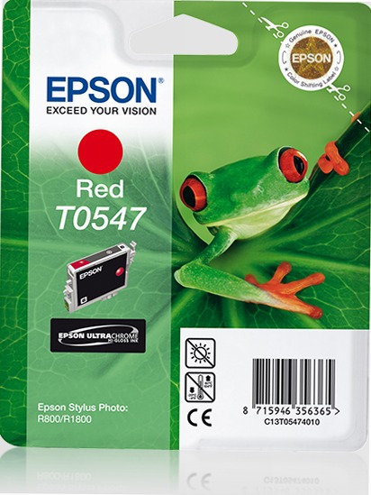 Singlepack Red T0547 Ultra Chrome Hi-Gloss