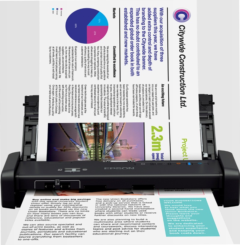 Epson Workforce DS-310 - Scanner veloce e portatile