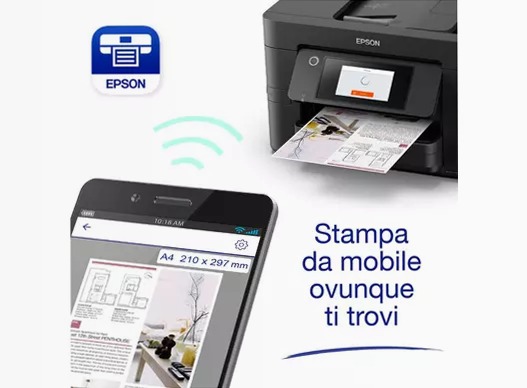 Epson WorkForce Pro WF-4825DWF - Multifunzione A4 250fogli Cartucce 36ppm