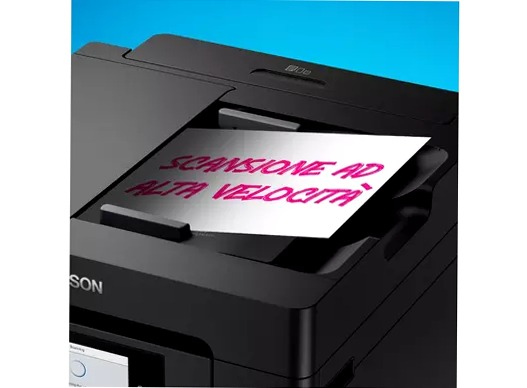Stampante multifunzione A4 Wi-Fi con serbatoi di inchiostro e fax EcoTank ET-5800 550fogli 32ppm