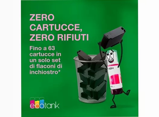 EcoTank ET-3956 Stampante multifunzione bianca A4 Wi-Fi con serbatoi di inchiostro, fino a 3 anni di inchiostro inclusi 250fogli 35ppm