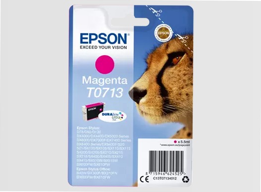Singlepack Magenta T0713 DURABrite Ultra Ink