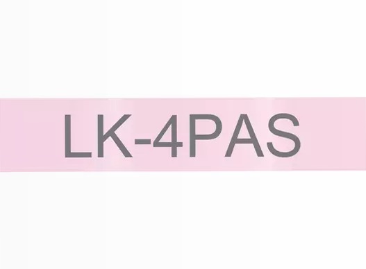 Colour Tape – Pink/Grey 12mm (8m) – LK-4PAS