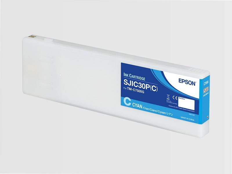 SJIC30P(C): Ink cartridge for ColorWorks C7500G (Cyan)