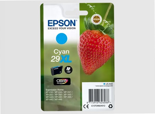 Singlepack Cyan 29XL Claria Home Ink