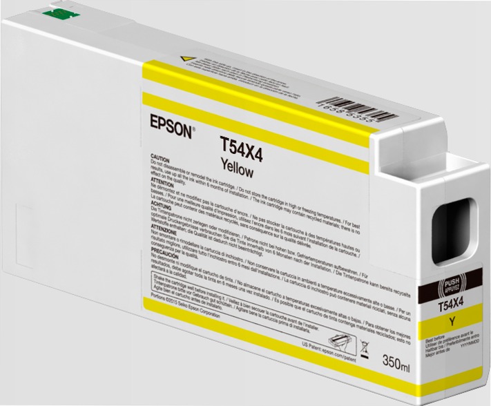 Singlepack Yellow T54X400 UltraChrome HDX/HD 350ml