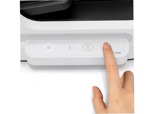 Scanner compatto a pianale WorkForce DS-1730 per piccole imprese e uffici a casa.