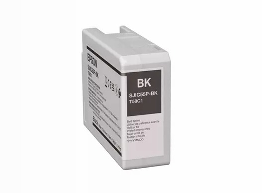 SJIC55(BK): Ink cartridge for ColorWorks CW-D6500/D6000 (Black)