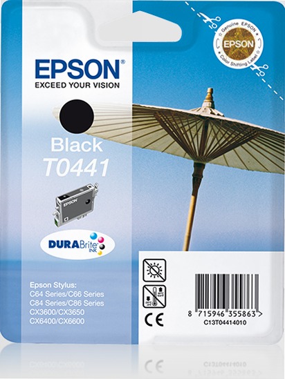 Singlepack Black T0441 DURABrite Ink