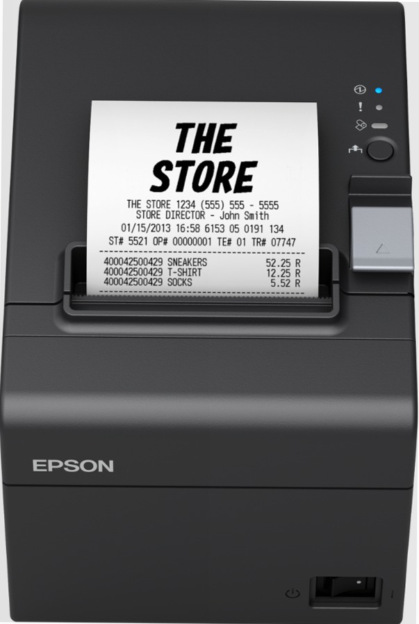Epson TM-T20III (012): Ethernet, PS, Blk, EU Termica
