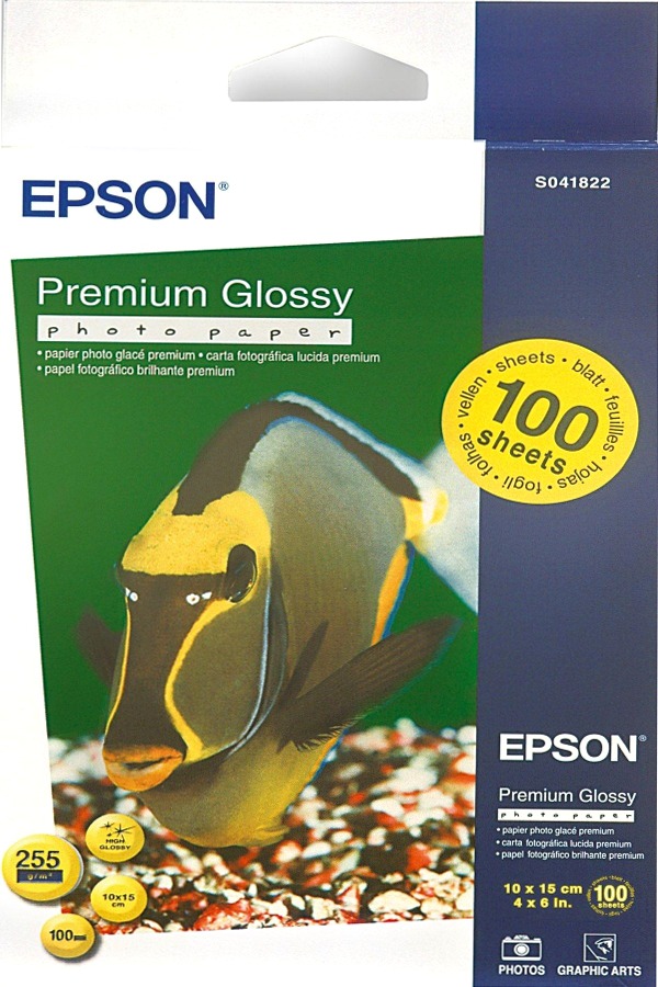 Premium Glossy Photo Paper, 100 x 150 mm, 255g/m2, 100 Sheets