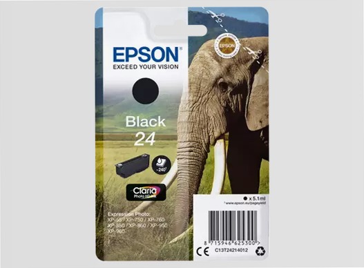 Singlepack Black 24 Claria Photo HD Ink