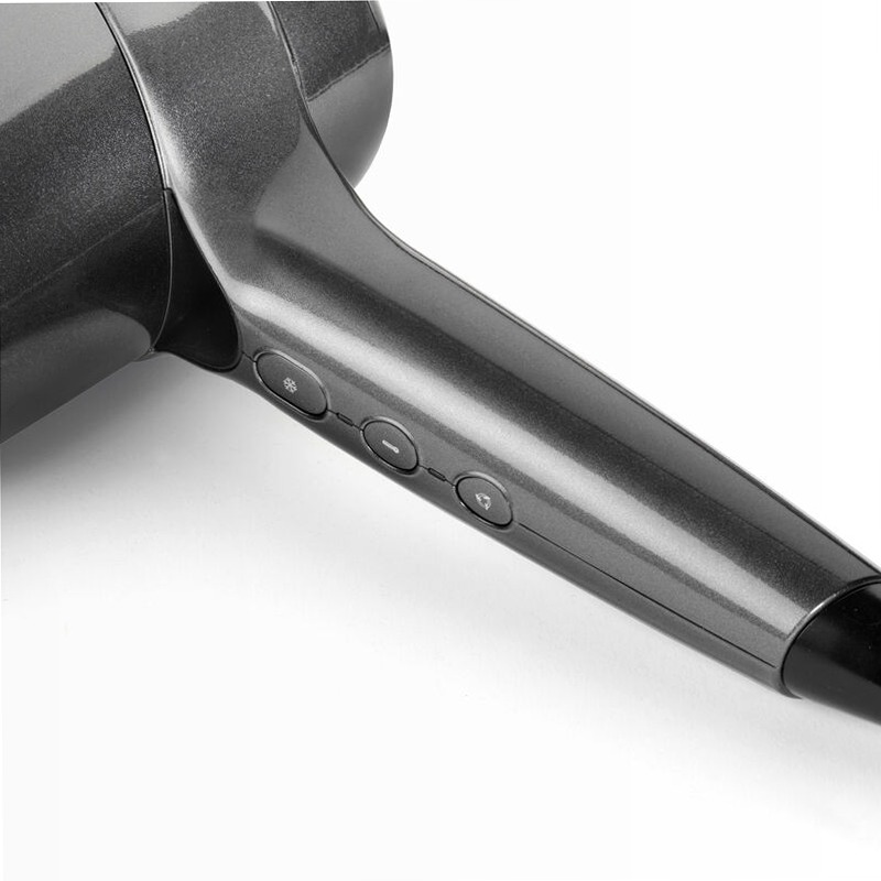 Asciugacapelli Titanium Shine 1600W Leggero e Compatto Motore Digitale High-Speed