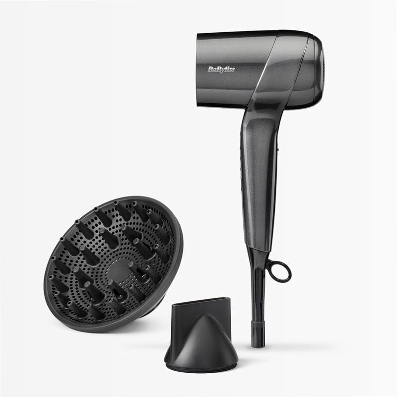 Asciugacapelli Titanium Shine 1600W Leggero e Compatto Motore Digitale High-Speed