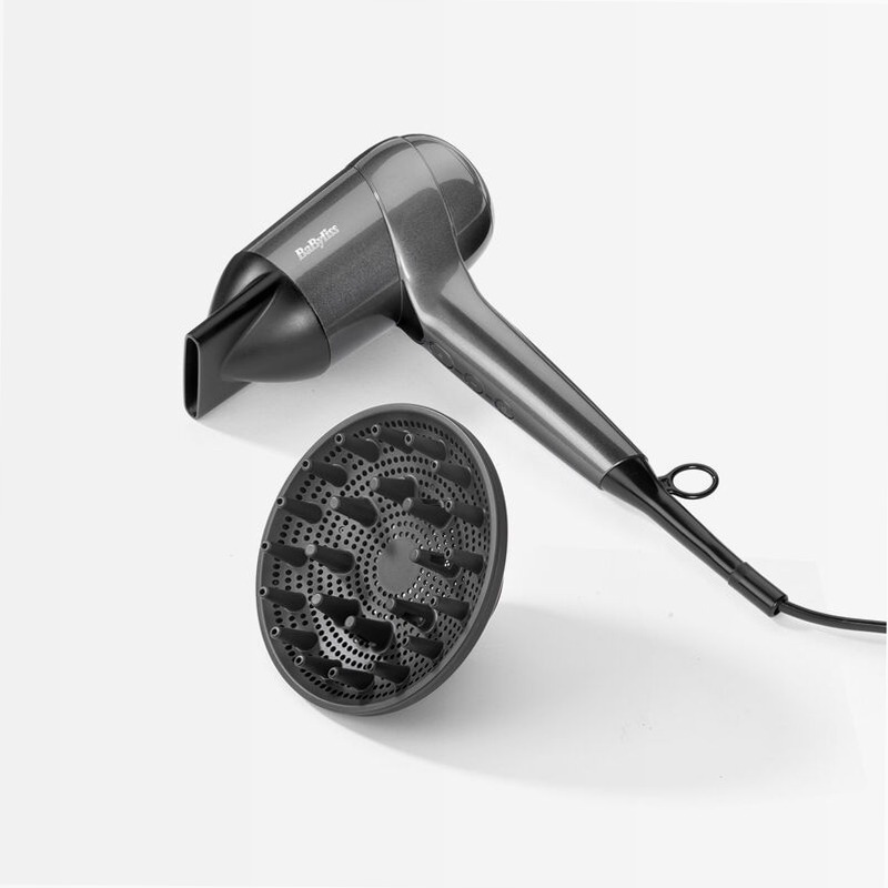 Asciugacapelli Titanium Shine 1600W Leggero e Compatto Motore Digitale High-Speed