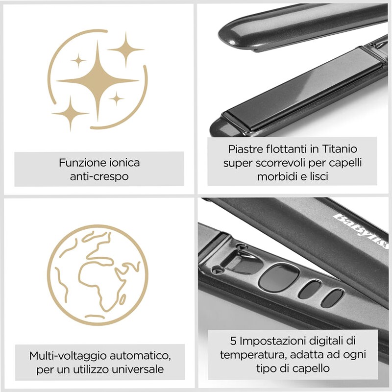 Piastra Titanium Shine
