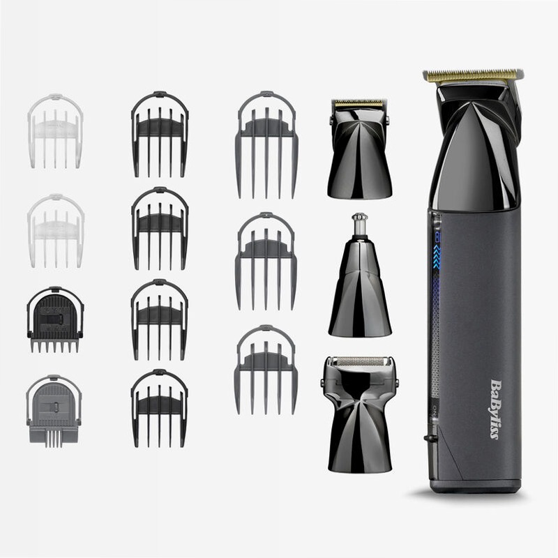 Multikit Grooming Super-X Metal Series 15 In 1 (Black)