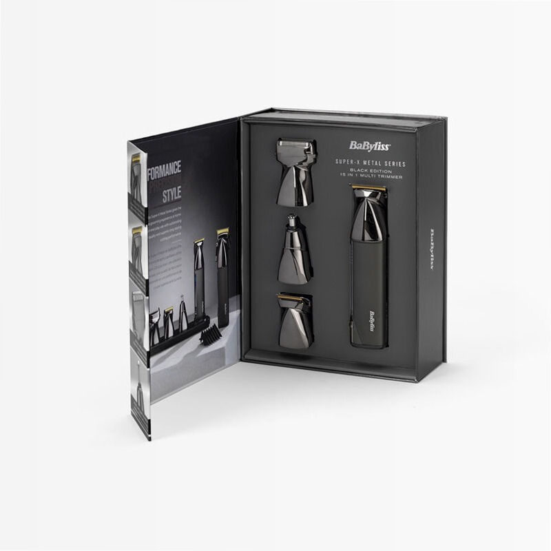 Multikit Grooming Super-X Metal Series 15 In 1 (Black)