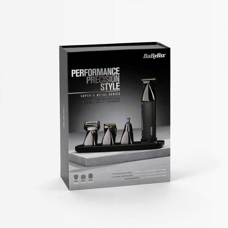 Multikit Grooming Super-X Metal Series 15 In 1 (Black)