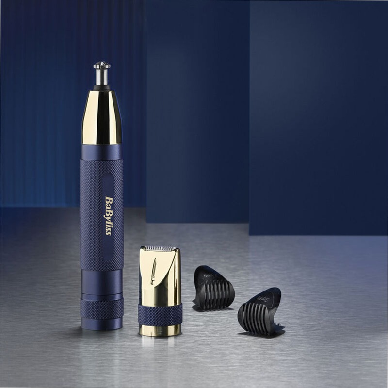 Trimmer Naso Orecchie Sopracciglia Super-X Metal Series (Gold/Blue)