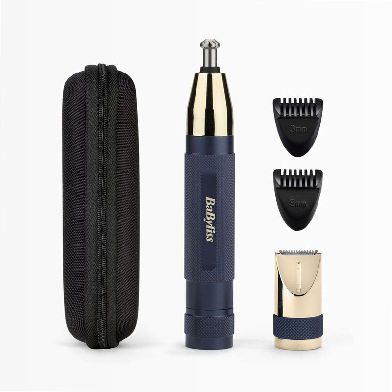 Trimmer Naso Orecchie Sopracciglia Super-X Metal Series (Gold/Blue)