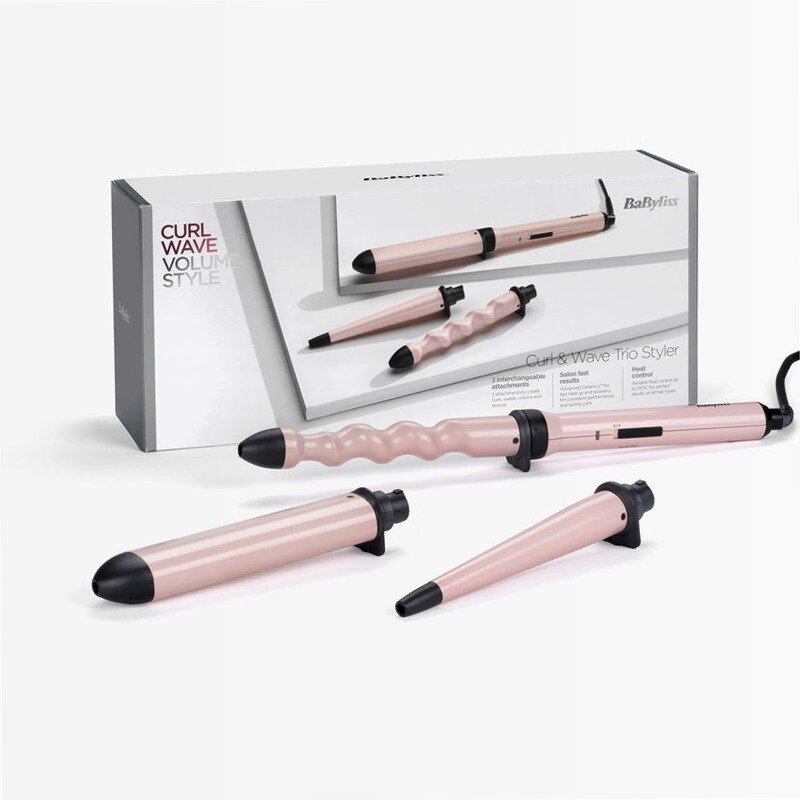 Ferro arricciacapelli Curl and Wave Trio