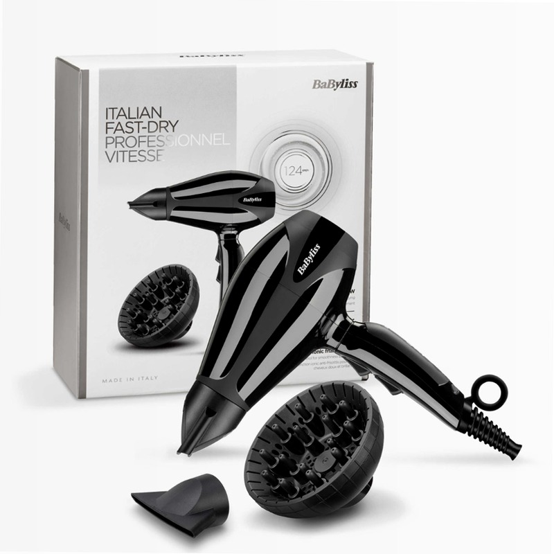 BaByliss Asciugacapelli AC Compact Pro 2400W Made in Italy