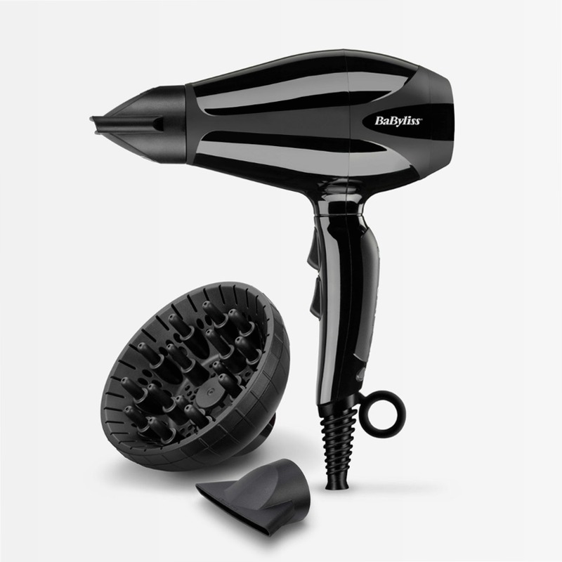 BaByliss Asciugacapelli AC Compact Pro 2400W Made in Italy