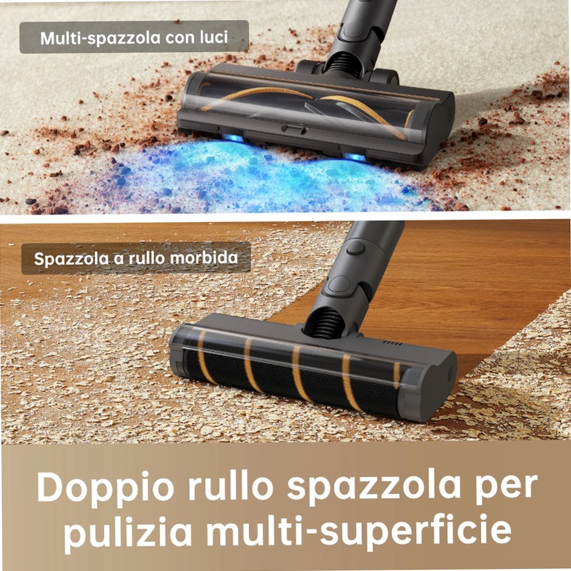 Aspirapolvere senza fili Dreame R20 A Nero