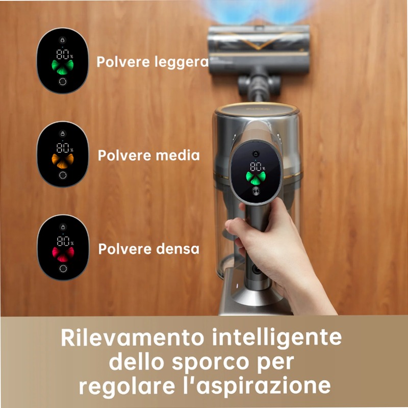 Aspirapolvere senza fili Dreame R20 A Nero