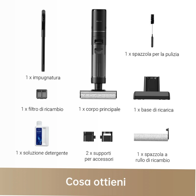 Dreame H12 Pro Aspirapolvere Lavapavimenti 0.6lt