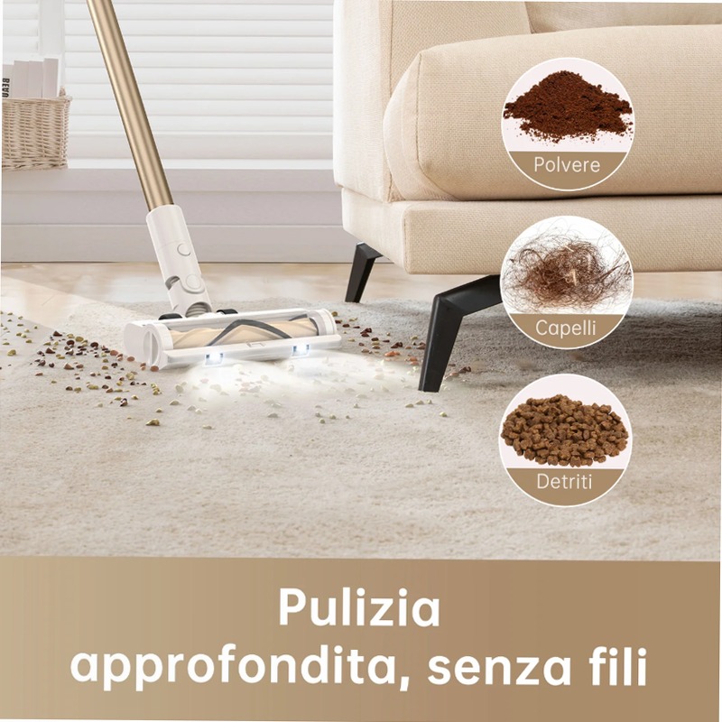 Aspirapolvere senza fili Dreame R10 A Bianco