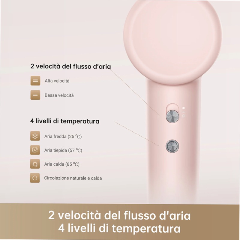 Asciugacapelli ad alta velocità Dreame Hair Gleam