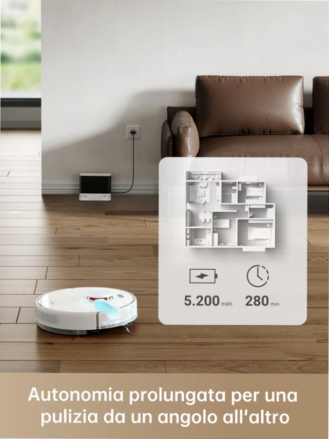 Dreame D10s - Robot Aspirapolvere con Filtro HEPA