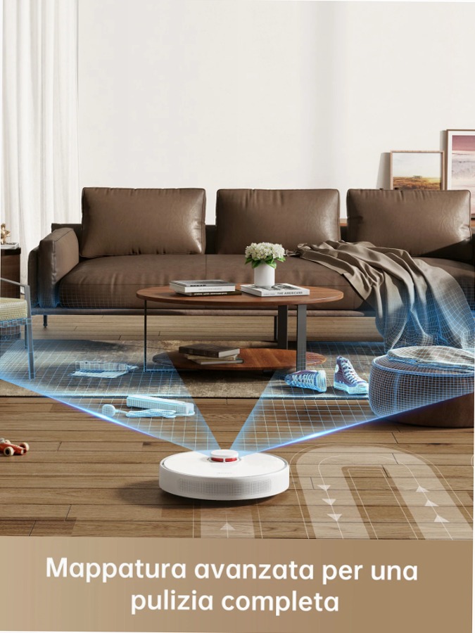 Dreame D10s - Robot Aspirapolvere con Filtro HEPA