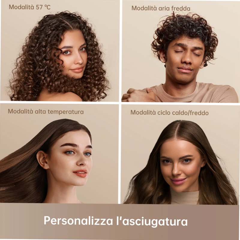 Asciugacapelli Dreame Hair Glory Combo