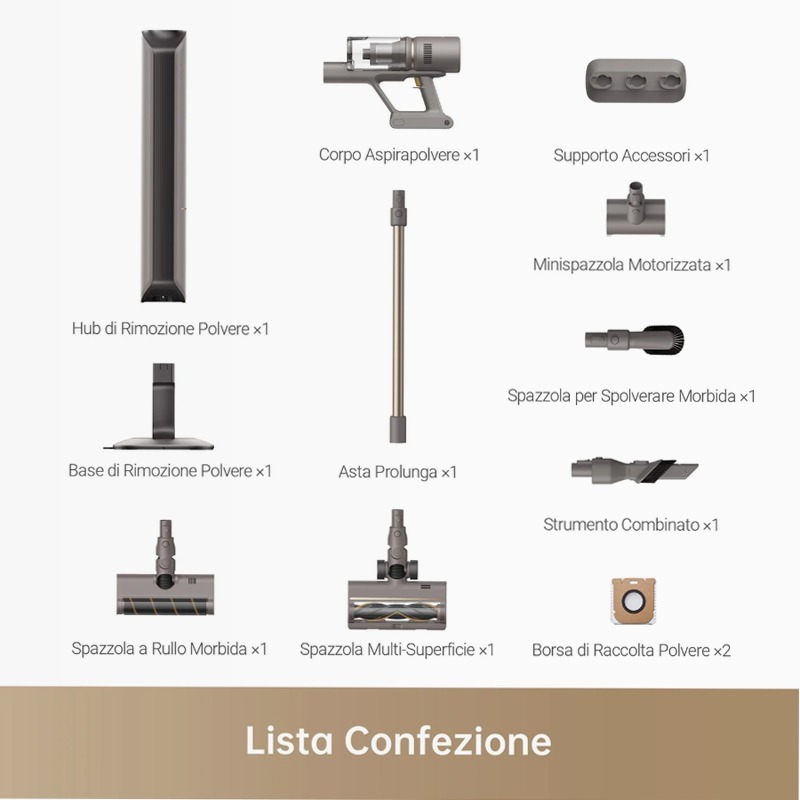 Aspirapolvere senza fili Dreame Z10 Station