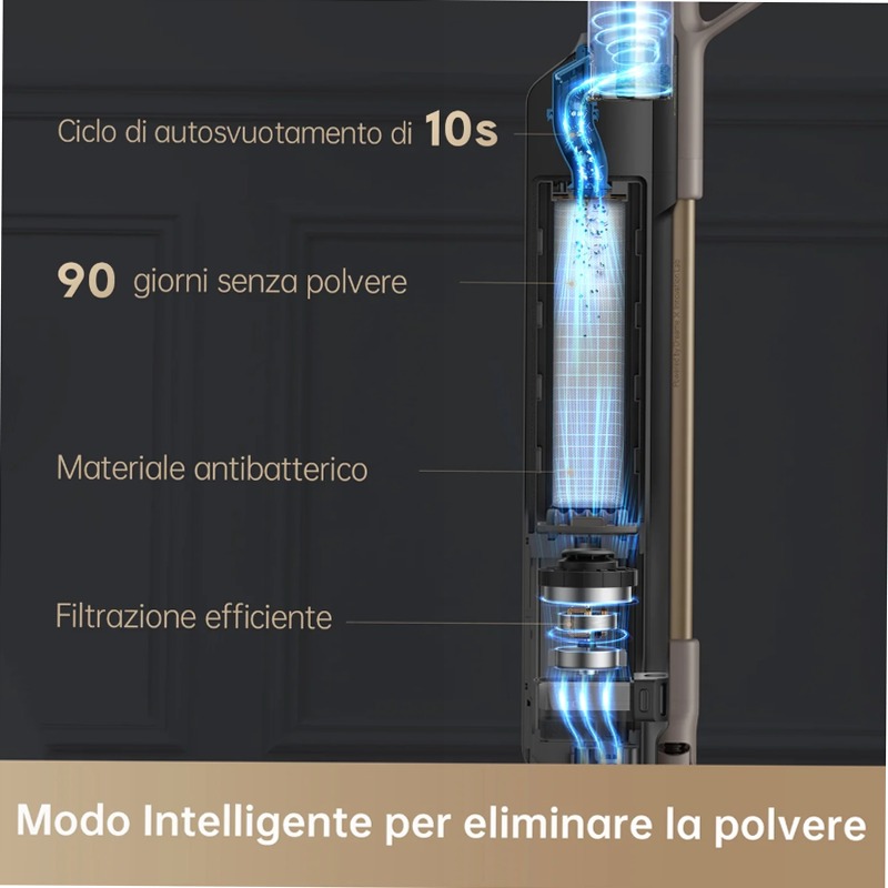 Aspirapolvere senza fili Dreame Z10 Station