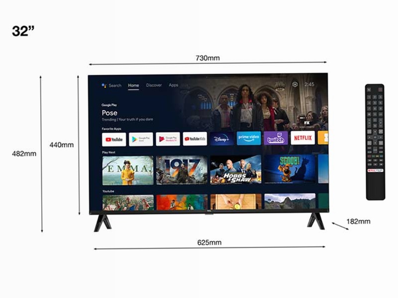 TCL S5400AF Android TV-32 pollici Full HD HDR | TCL Italia