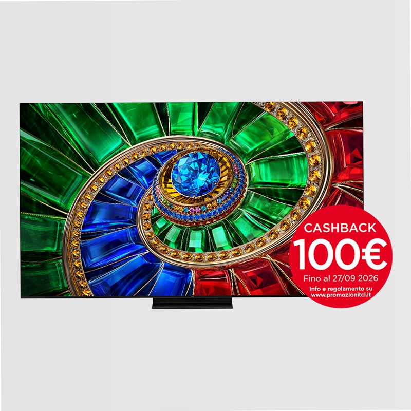 TCL RM7L RGB-Mini LED TV 4K UHD Google TV da 98 pollici | TCL Italia 98" HD Mini-LED