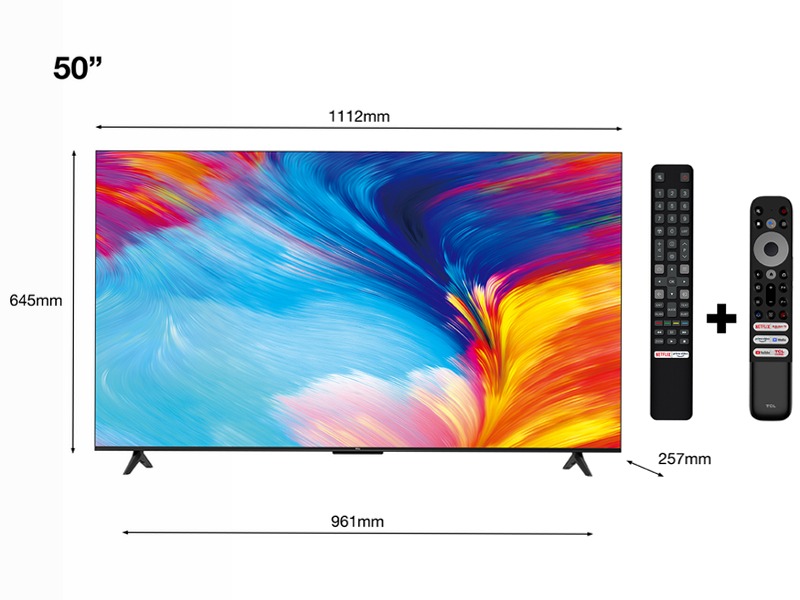 TCL Serie P63 - TV 4K HDR - Google TV - Dolby Audio - TCL Italy