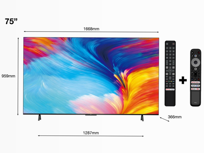 TCL Serie P63 - TV 4K HDR - Google TV - Dolby Audio - TCL Italy