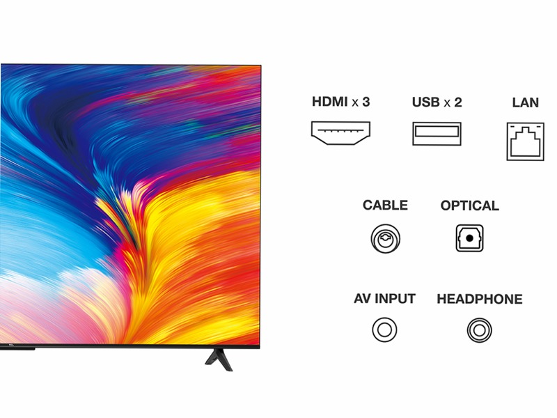 TCL Serie P63 - TV 4K HDR - Google TV - Dolby Audio - TCL Italy