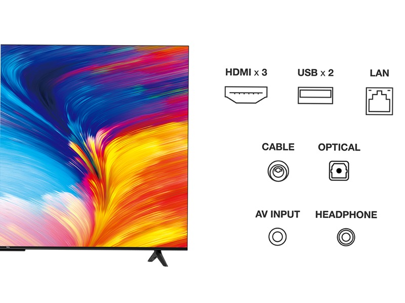TCL Serie P63 - TV 4K HDR - Google TV - Dolby Audio - TCL Italy