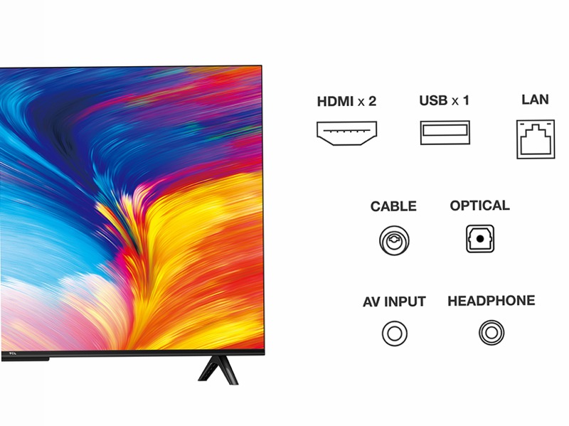 TCL Serie P63 - TV 4K HDR - Google TV - Dolby Audio - TCL Italy