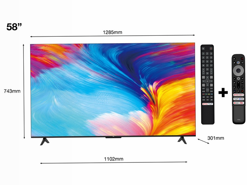 TCL Serie P63 - TV 4K HDR - Google TV - Dolby Audio - TCL Italy